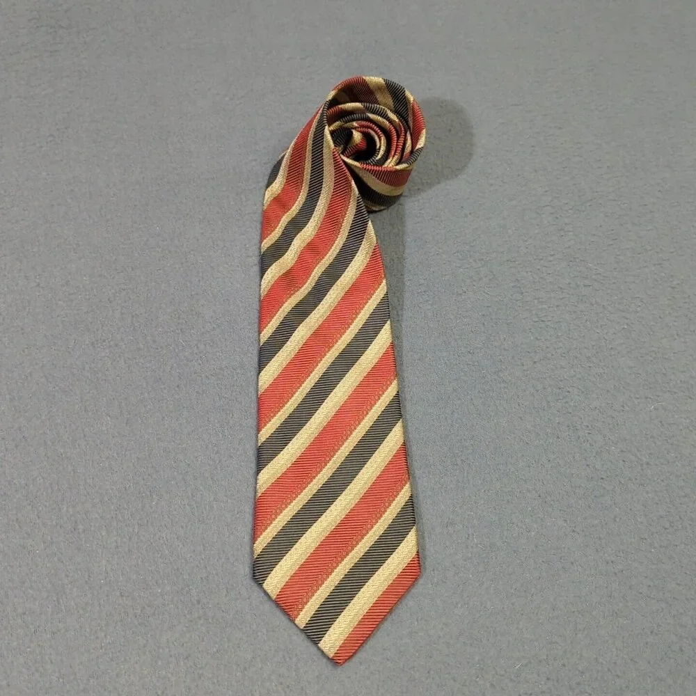 Ermenegildo Zegna Repp Tie 3.5